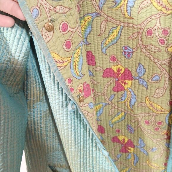 Reversible Iridescent Paisley Jacket - Picture 10 of 10